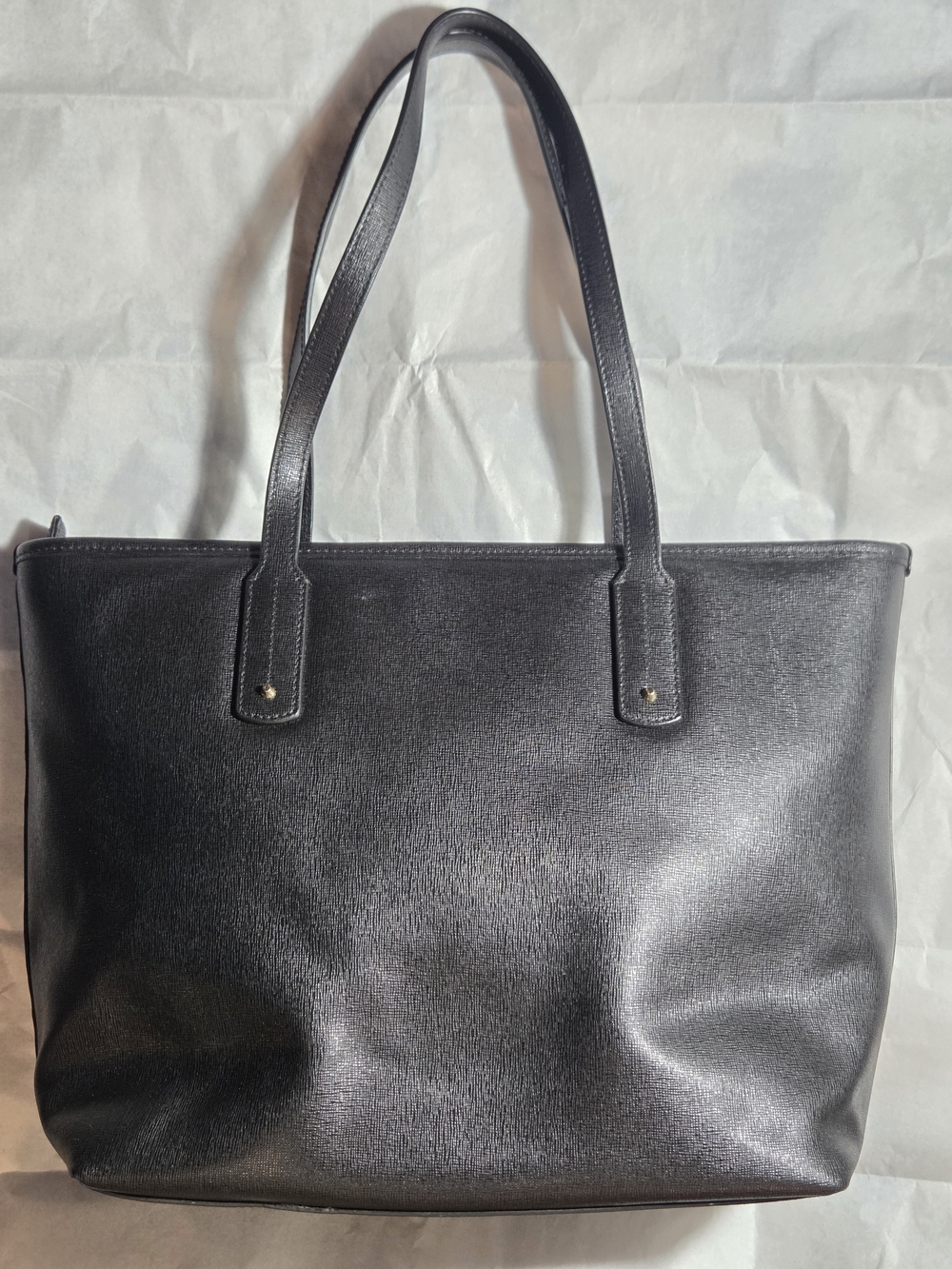 Furla Black Saffiano Leather Daisy Medium Tote Bag - Picture 4 of 14
